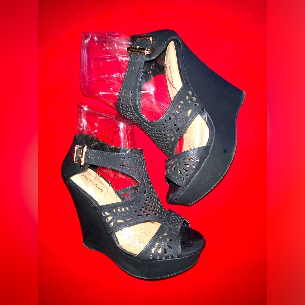 High Wedge Sandals